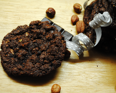 Schokoladen - Haselnuss - Cookies