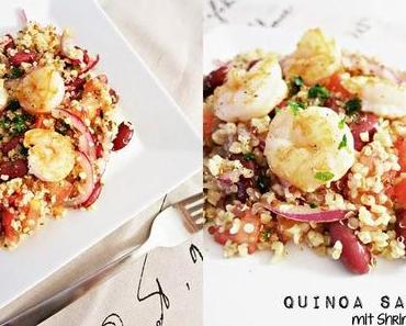 Quinoa Salat mit Shrimps