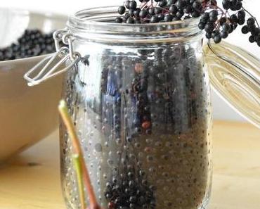 Herbstgruß aus der Küche: Holunderbeergelee