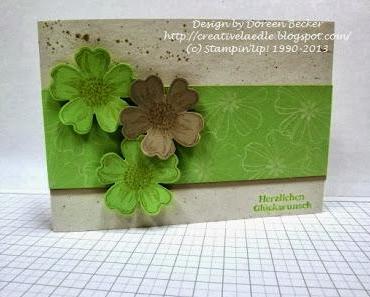 Geburtstagsgrüße in Pistazie