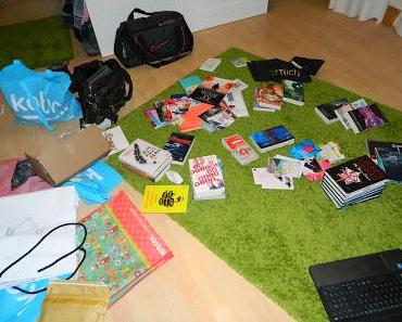 Neuzugänge (Buchmesse) + mein Bücherregal