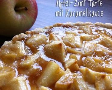 Apfel-Zimt Tarte mit Karamellsauce