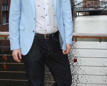 Shirt with Shark-Print