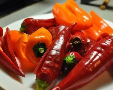 Gefüllte Chilis - beinahe mild