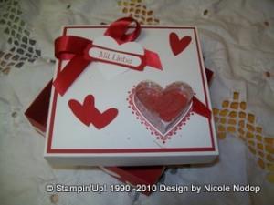 Die versprochene Schachtel von gestern …