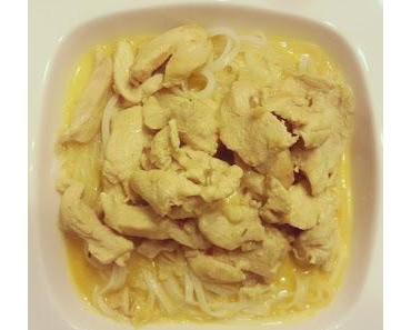 Burmesisches Hühnchen in Kokossauce mit Glasnudeln