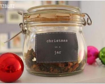 Christmas in a jar + Freebie