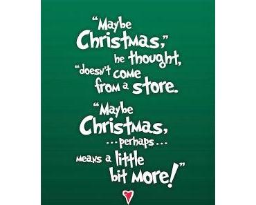 Zu Weihnachten hat Gott das Kaufhaus erfunden