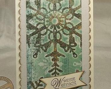 Weihnachtskarte - clean and simple