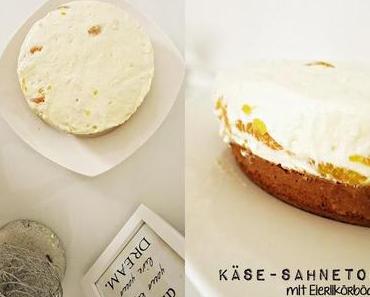 Käse-Sahnetorte mit Eierlikörböden