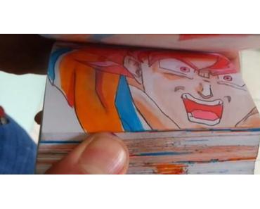 Daumenkino: Epic Battle zwischen Son Goku und Superman