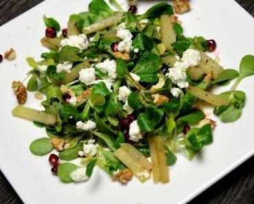 Bunter Wintersalat mit Johannisbeer-Feigendressing