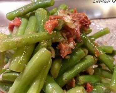 Salat aus grünen Bohnen - vegan und mit richtig "Schmackes"