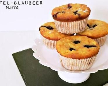 Apfel-Blaubeer Muffins