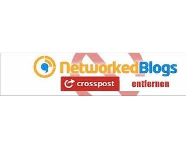 NetworkedBlogs: Crosspost entfernen