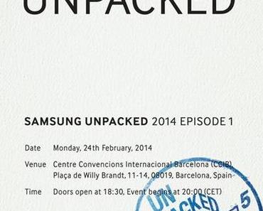 #Samsung #Galaxy #S5: #Unpacked #Event am 24. Februar 2014