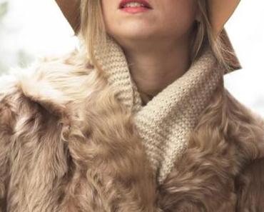 Mein / My Vintage Boho Camel Winter Look