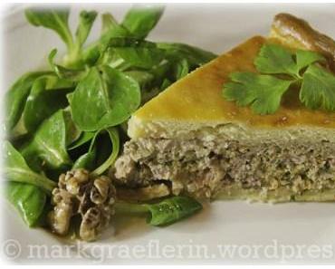 Badische Fleischpastete oder elsässische Tourte à la viande?