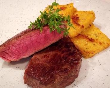 Rinderfilet mit Rosmarin-Polenta