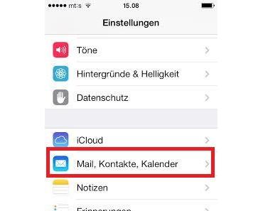 iPhone Einstellungen: Wie kann ich eMail Signatur erstellen?