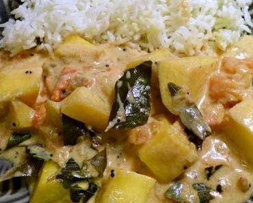 Mango-Curry mit Joghurt