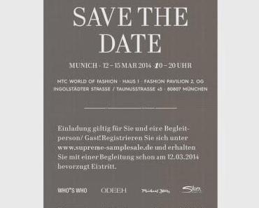 Shopping-Tipp : Supreme Sales München 12-15.03.2014