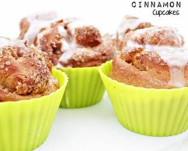 Cinnamon bun cupcakes