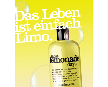 "those lemonade days"... Zitronig-prickelndes Sommerfeeling - bald auch bei euch Zuhause?