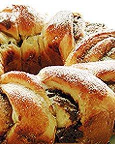 Osterüberraschung – große Rosinenschnecke mit Stevia