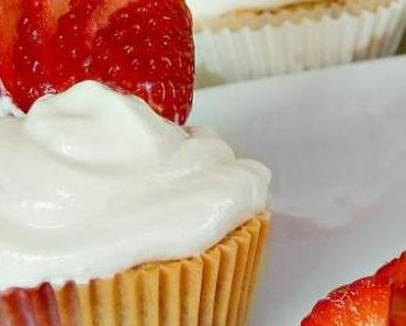 Low Carb Strawberry Cupcakes