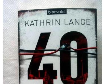 40 Stunden von Kathrin Lange – Rezension