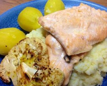 Saibling und Blumenkohl