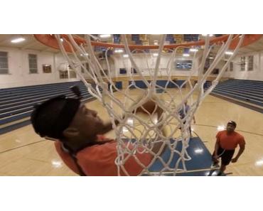 Basketball-Match aus verschiedenen Perspektiven dank Action-Cam