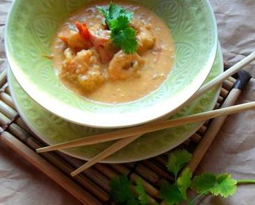 Schnelles für den Feierabend: Tom Kha Gung - Thailändische Garnelen-Kokos-Suppe