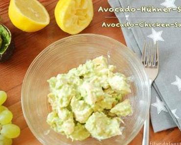 {Clean Eating} Avocado Hühner Salat