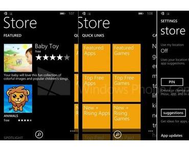 Das neueste vom Windows Phone 8.1