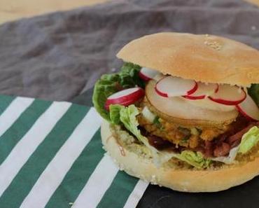 Vegetarische Hamburger oder das Echo zu Gast bei Lenasfoodforfriends