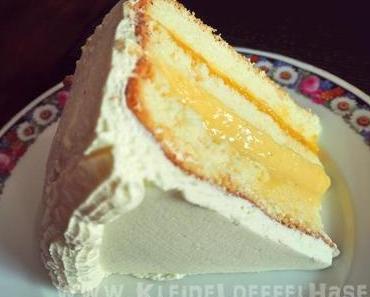 Frühlingsbote: Vanilletorte mit Mangofüllung