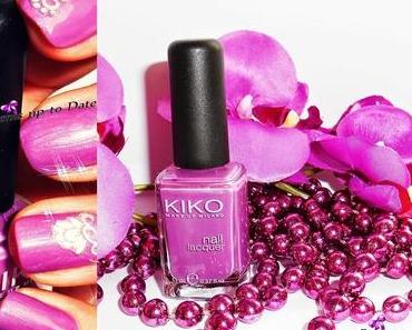 Kiko Nail Lacquer " 258 Mauve Pink " Radiant Orchid