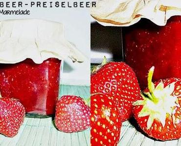 Erdbeer-Preiselbeer Marmelade