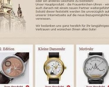 Überraschend: Dresdner Frauenkirchen-Geschäft und Online-Shop schließen
