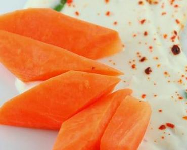 Orientalischer Zungentänzer: Sesam-Joghurt Dip für Rokost