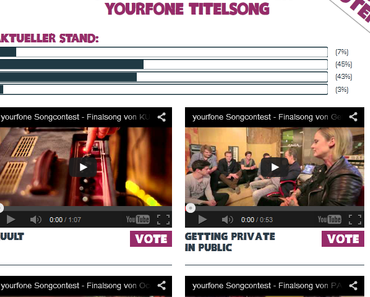 yourfone.de - Das Voting beginnt