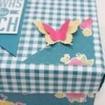 Origami-Box aus Designerpapier von Stampin up