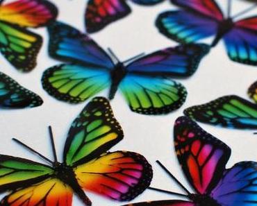 {HOCHZEIT} DIY Regenbogen-Schmetterlings-Fascinator