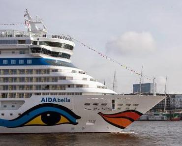 AIDA Cruises verstärkt Anläufe in Hamburg - Größeres Schiff und mehr Abfahrten für 2015 geplant