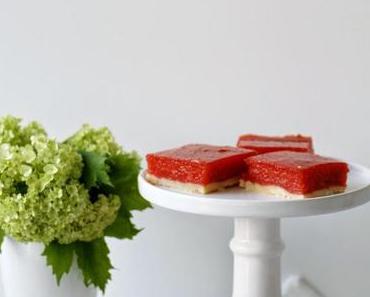 Strawberry-Lemon-Bars - Köstlichkeit für heiße Tage