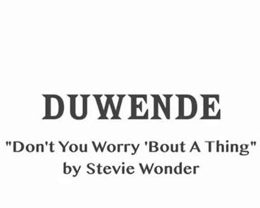 Videopremiere: Stevie Wonder – Don’t You Worry ‘Bout A Thing (Acapella Cover by Duwende)