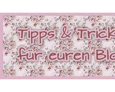 Tipps für Bloger