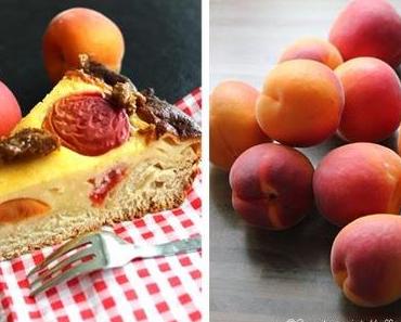 Zeit für einen Sonntagskuchen - Aprikosentarte mit saftigem Schmandguss